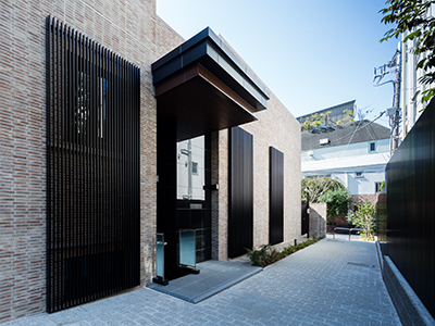 北側ファサード｜ザ・パークハウス西麻布霞町