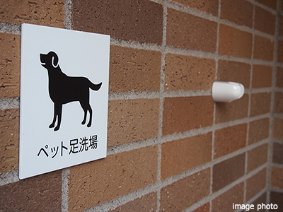 ペット足洗い場｜ザ・パークハウス西麻布霞町