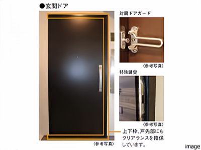 対震玄関ドア｜ザ・パークハウス西麻布霞町