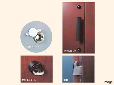 玄関ドアのセキュリティ｜ザ・パークハウス西麻布霞町